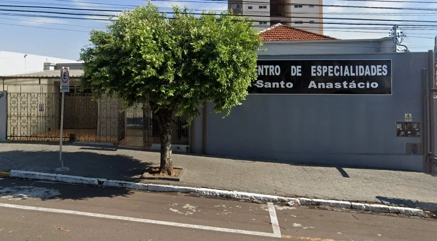 Fachada do Centro de Especialidades Santo Anastácio